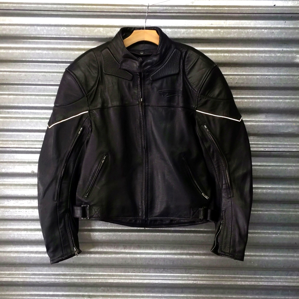 Teknic • Men's Leather Motorcycle Jacket • Size 46\56